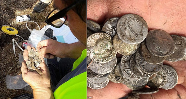 一位渔民用探测器发现罗马硬币 价值近2百万(组图) - 1