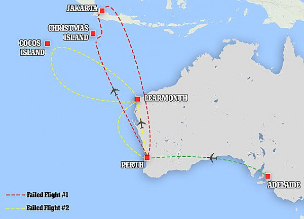 Mr Moore's holiday from hell started when he flew out of Adelaide on Tuesday bound for Cocos Island