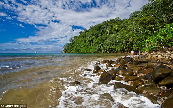 Mr Moore's sister said the flights seemed to be an ongoing issue in and out of the island (Cocos Island pictured) 