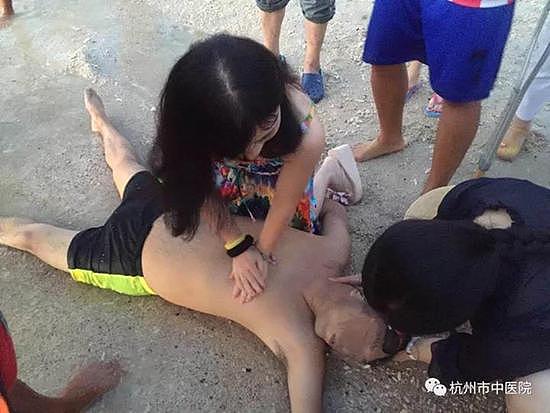 杭州女医生旅途救回溺水者17岁儿子目睹赞其女神