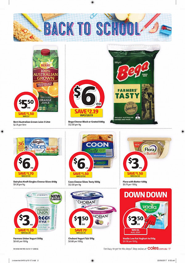 Coles 10月3日至10日特价集锦 酸奶鱼油洗衣粉半价！ - 27