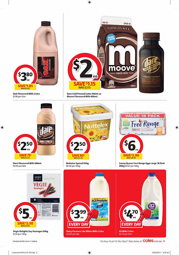 Coles 10月3日至10日特价集锦 酸奶鱼油洗衣粉半价！ - 29