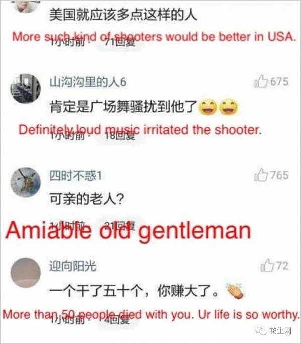 中国网民对赌城惨案的留言 被翻译成英文扩散（组图） - 3