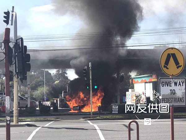 突发！墨尔本华人区Glen Waverly大火 加油站险爆炸 目击者：Glen差点被炸没！ - 3