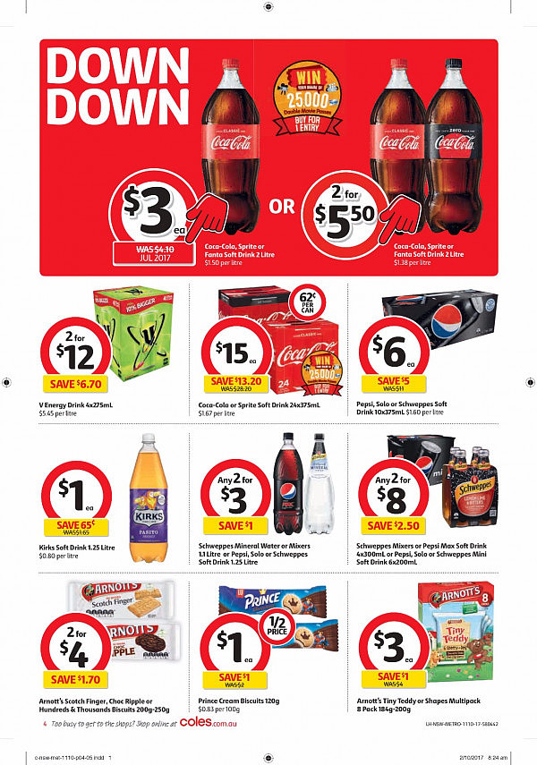 Coles 10月11日至17日特价集锦 植物油猪肉特价！ - 4