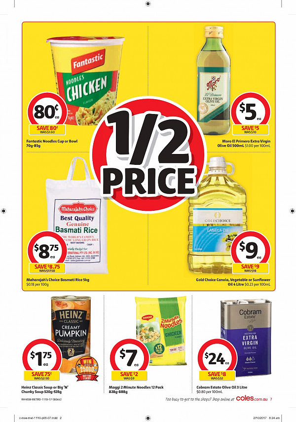 Coles 10月11日至17日特价集锦 植物油猪肉特价！ - 7