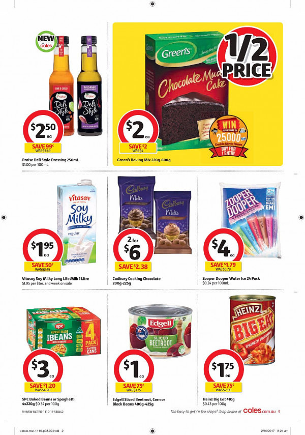 Coles 10月11日至17日特价集锦 植物油猪肉特价！ - 9