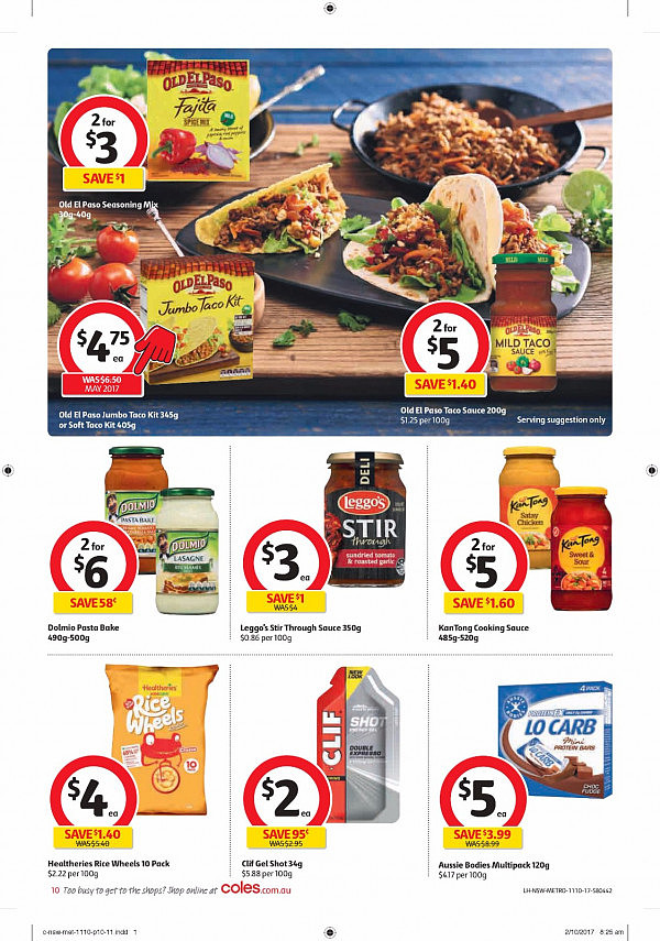 Coles 10月11日至17日特价集锦 植物油猪肉特价！ - 10