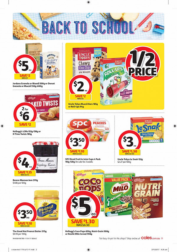 Coles 10月11日至17日特价集锦 植物油猪肉特价！ - 11