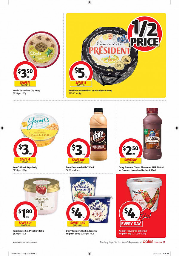 Coles 10月11日至17日特价集锦 植物油猪肉特价！ - 21