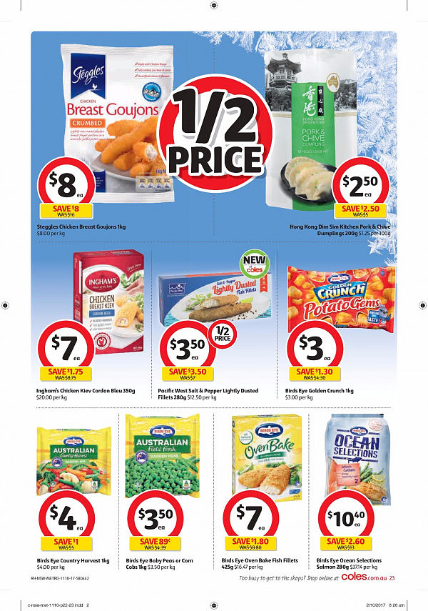 Coles 10月11日至17日特价集锦 植物油猪肉特价！ - 23