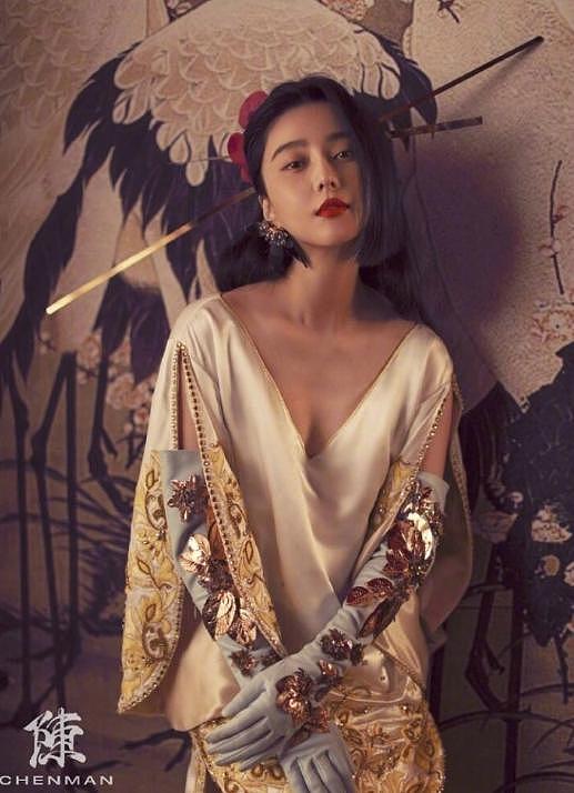 范冰冰诠释中国古典美却这种打扮？网友大骂：浓浓的日本艺妓风！