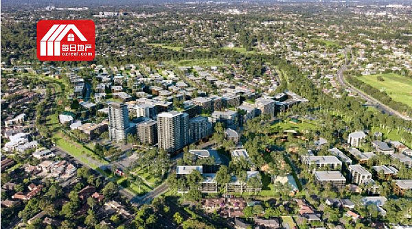 悉尼西北Telopea 新规划，20年增加4900套住宅 - 2