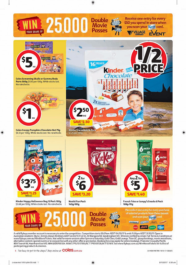 Coles 10月18日至24日特价集锦 鱿鱼虾饺芒果半价！ - 4