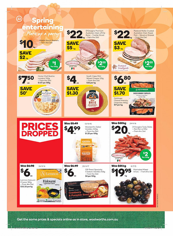 Woolworths 10月18日至24日特价集锦 春卷大虾坚果半价！ - 22