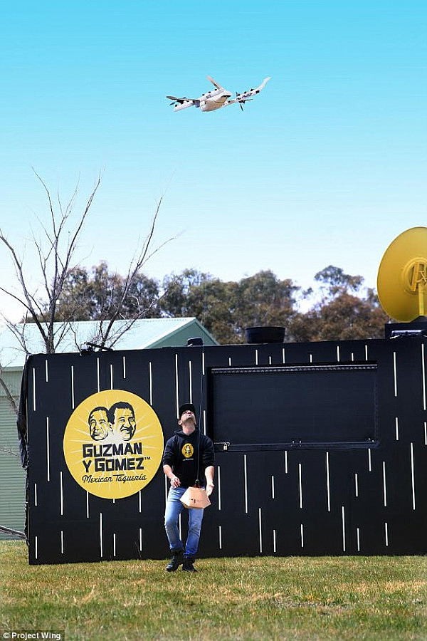 谷歌无人机开始送玉米卷饼了！澳洲成全球第二试验场 - 4