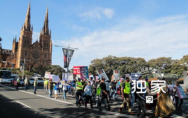 悉尼民众在市中心举行反同性婚姻游行 多名华人参与其中（组图+视频） - 7