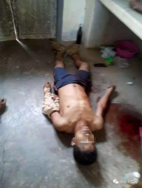 缅甸600人持刀追砍15名警察，被开枪击毙5人！(图) - 2