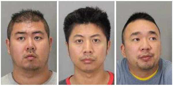 加州圣何塞连发4起妓院抢案致一死 三名华裔嫌犯被捕_图1-1