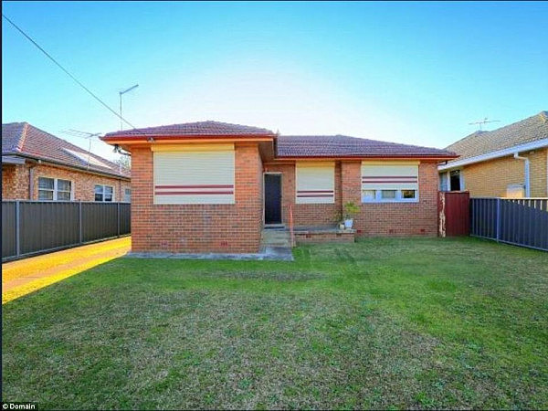 The median price is just enough to land a standard property in Bankstown in Sydney's west (pictured)