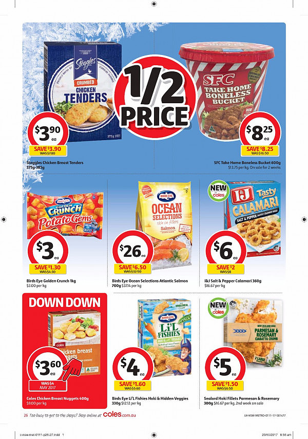 Coles 11月1日至7日特价集锦 大米猪肉饺子电动牙刷半价！ - 26