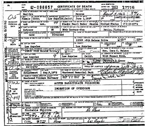 梦露离奇之死再现谋杀说：FBI新公布文件卷入小肯尼迪（组图） - 14