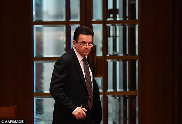 'Lowest form of dirty and desperate political opportunism': Mr Xenophon emphatically denied the claims and questioned the timing of the 'distressing' claims 