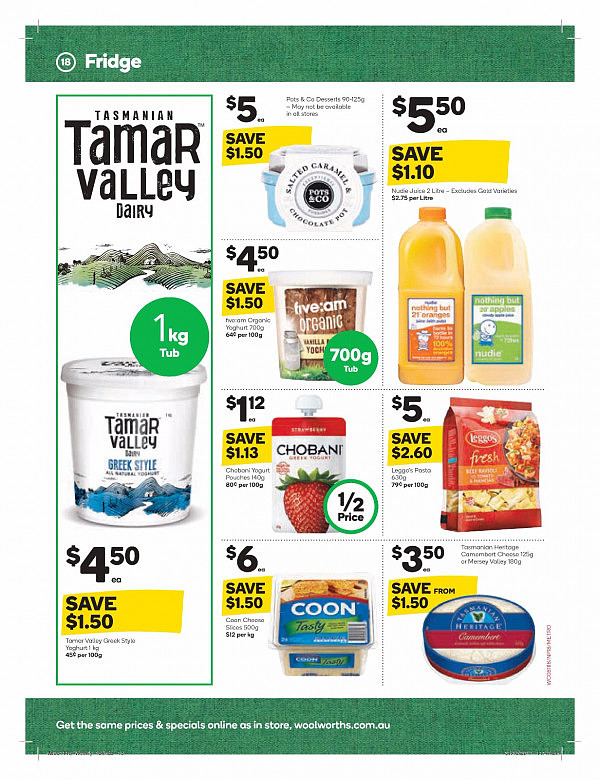 Woolworths 11月6日至14日特价集锦 澳佳宝鱼油鸡胸肉半价 - 18