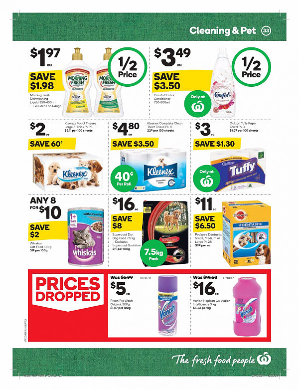 Woolworths 11月6日至14日特价集锦 澳佳宝鱼油鸡胸肉半价 - 33