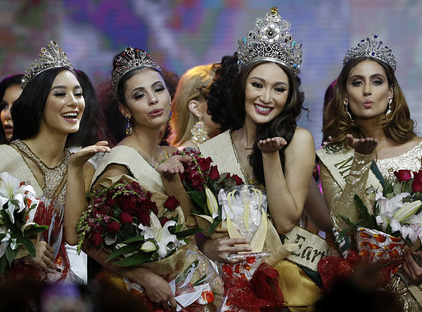 菲律宾华裔美女摘2017地球小姐桂冠 澳洲美女获地球空气小姐（组图） - 1