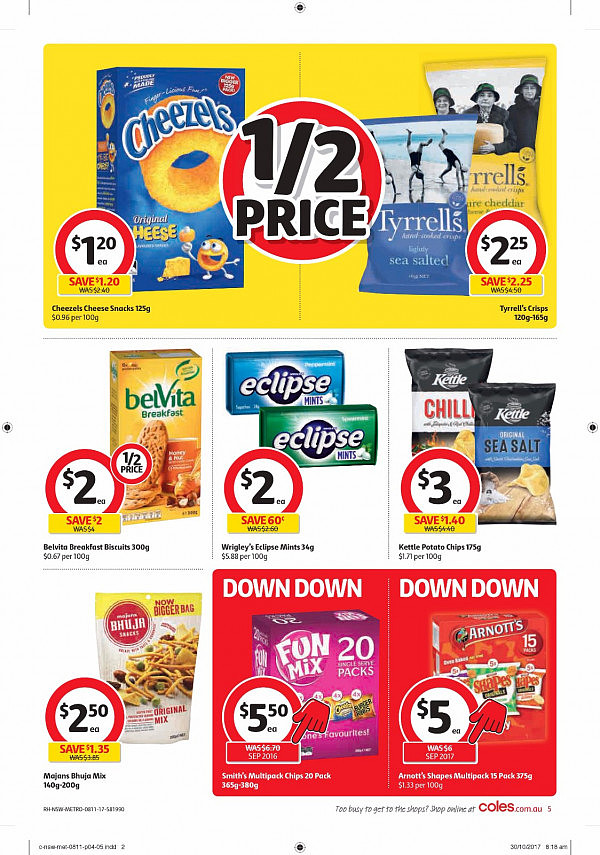 Coles 11月8日至14日特价集锦 猪肉饺子酸奶机半价！ - 5