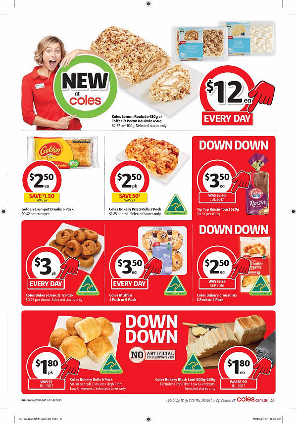 Coles 11月8日至14日特价集锦 猪肉饺子酸奶机半价！ - 21