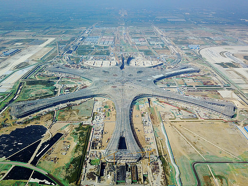 印媒：北京新建机场全球最大 登机口排一排有5公里（图） - 1