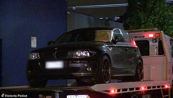 Police found the dark grey Series 1 BMW she was allegedly driving dumped in a laneway in Sunshine North, about 14km from the crash site