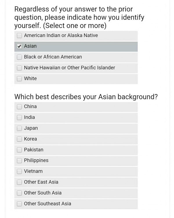 美国大学招生 白人只分3类 亚裔却细分10类(图) - 1