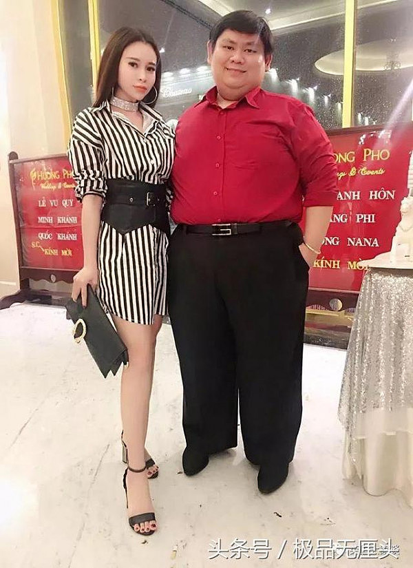 越南美女网红爱上肥仔，惹来网友如潮攻击，丑男美女没有真爱？