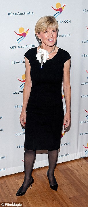 The minister is a huge fan of the little black dress, and wears them often at galas