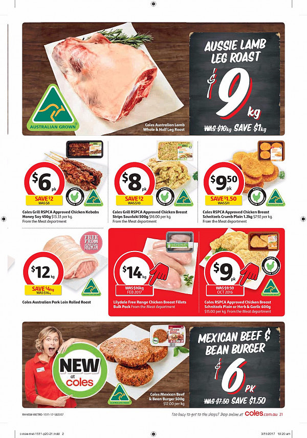 Coles 11月13日至21日特价集锦 辣虾饺子大米半价！ - 21