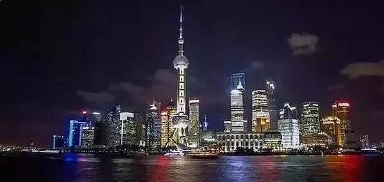 ▲网友贴出了奥克兰（上）和上海市中心的图片。