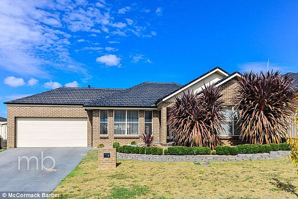 Inland, those located at Orange, 200km from Sydney, can hop back to the big city in about three-and-a-half hours with average houses costing as little as $364,000 (Pictured is a home in the area valued at $379,000)