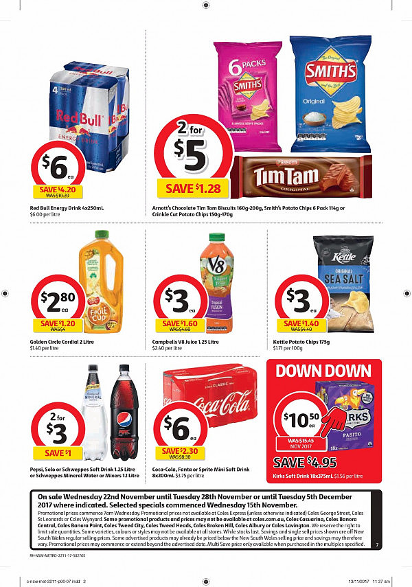 Coles 11月22日至28日特价集锦 大米春卷冰淇淋半价！ - 7