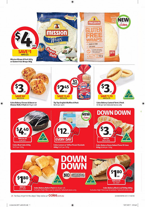 Coles 11月22日至28日特价集锦 大米春卷冰淇淋半价！ - 23