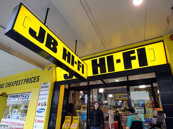 JB Hi-Fi has debuted same-day and three-hour rush delivery ahead of the long-awaited opening of Amazon Australia (stock image)