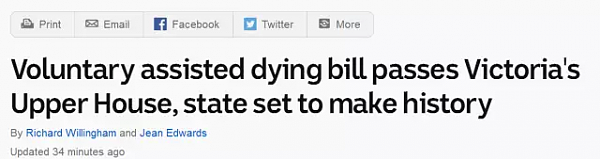 维州很可能全澳率先通过安乐死法案，可是你有资格安乐死吗？ - 5