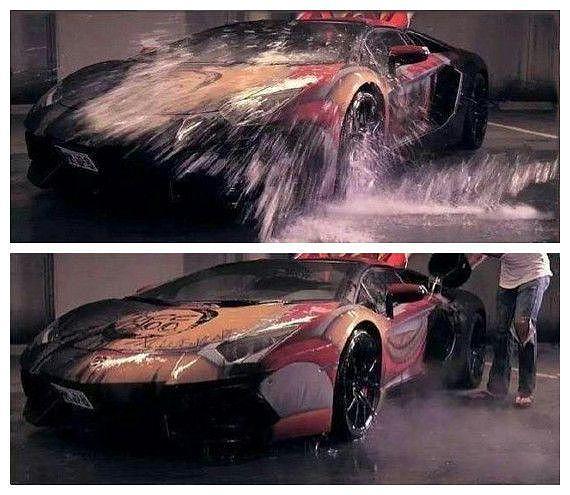 全世界最帅的10辆兰博基尼，第8辆遇水变色吓坏洗车工！