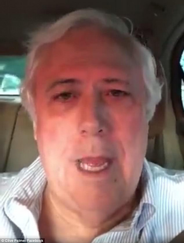 Former politician Clive Palmer (pictured) has accused the government of destroying the Australian dream