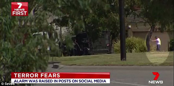 A 17-year-old boy was arrested by police outside a house in Melbourne's south-east on Friday afternoon