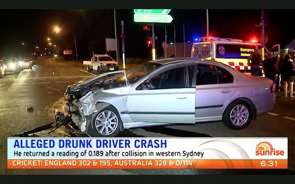 悉尼男子酒驾酿车祸！酒精含量超法定3倍，连撞3车后致两名伤者入院 - 2
