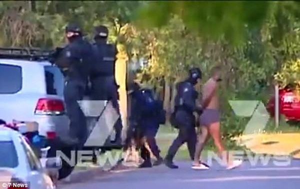 Two north-west Sydney homes have been raided by police as part of an investigation into an armed robbery at a girls high school (pictured)