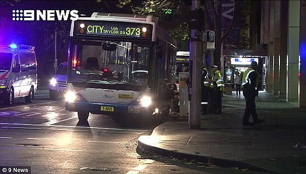 An Uber driver who had allegedly been working 21 hours straight has been charged after a passenger fell out of his cab and was fatally struck by a Sydney bus (pictured)